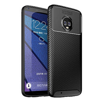 Чохол Carbon Case Motorola G6 Чорний