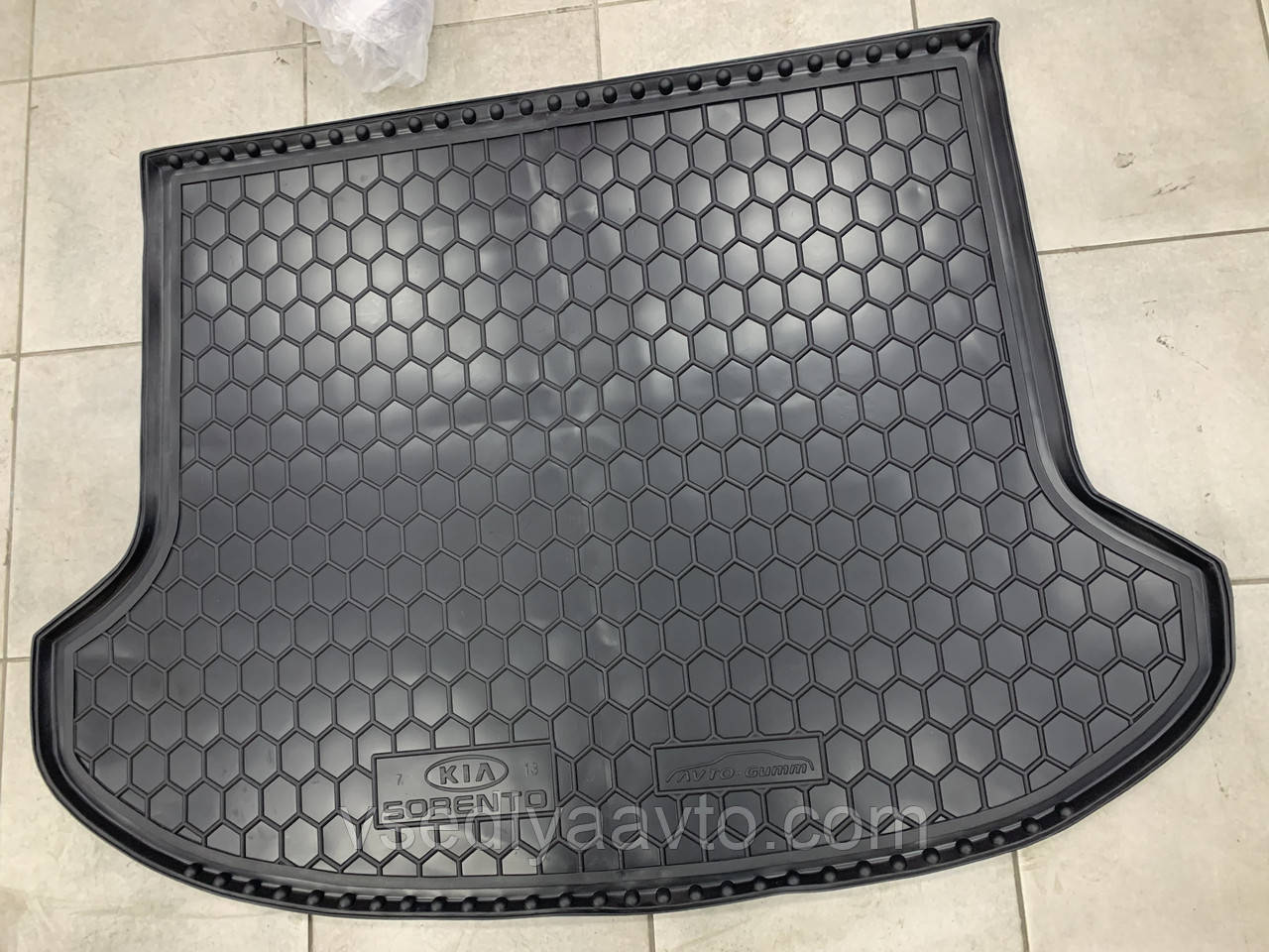 Коврик в багажник KIA Sorento с 2010-2015 гг. 7 мест (AVTO-GUMM ...