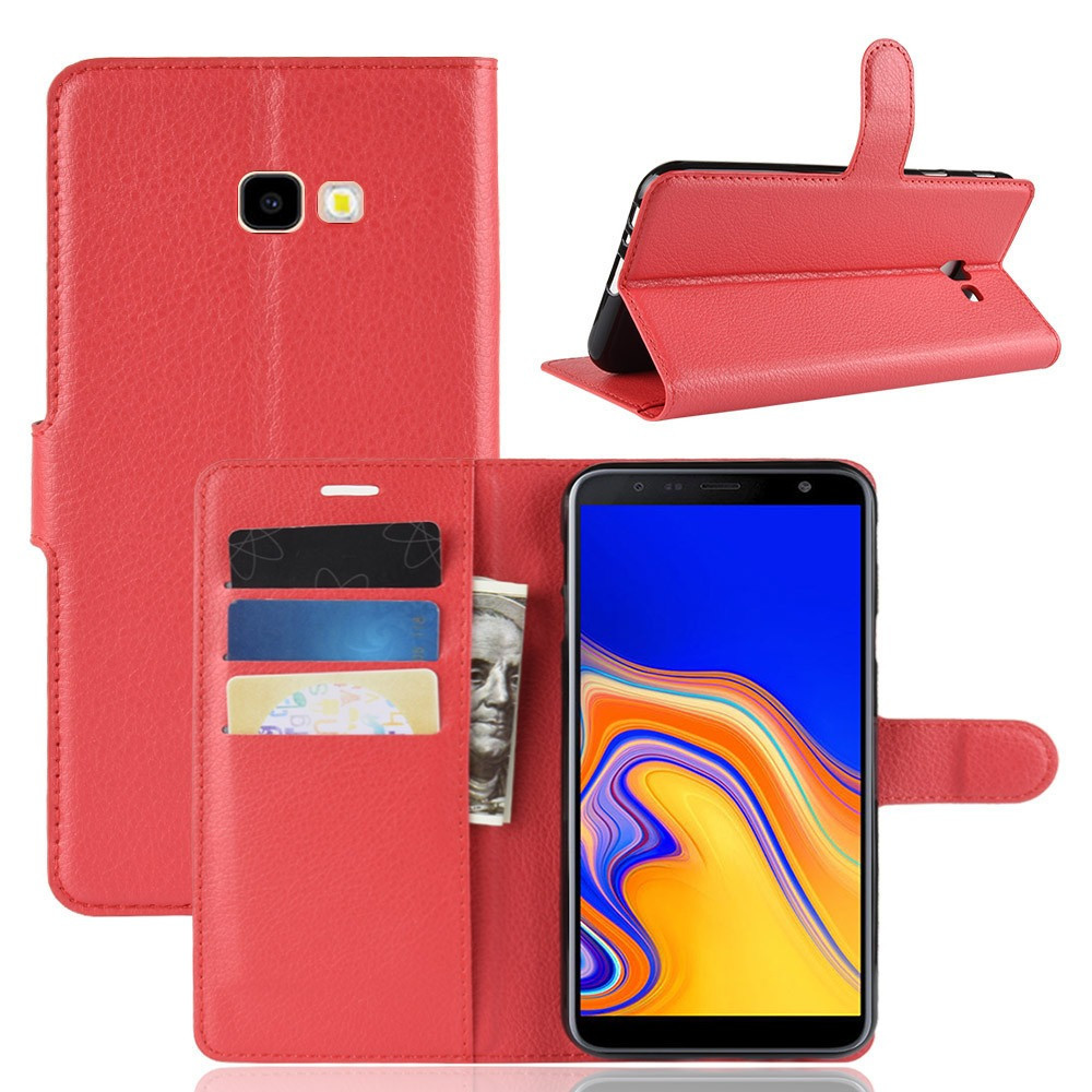 Чохол-книжка Litchie Wallet для Samsung J415 Galaxy J4 Plus Червоний