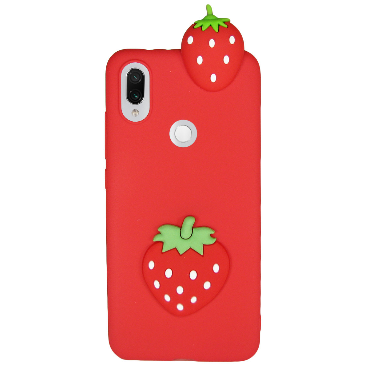 Чохол Cartoon 3D Case для Xiaomi Redmi 7 Полуничка