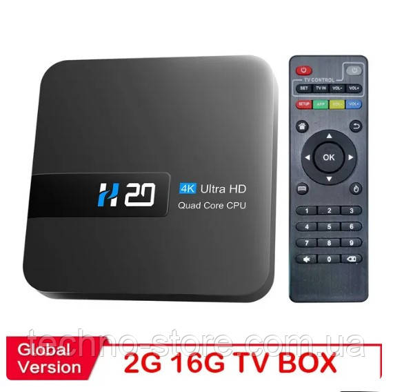 Смарт-ТВ-приставка Smart TV Box (2/16 ГБ) HONGTOP H20