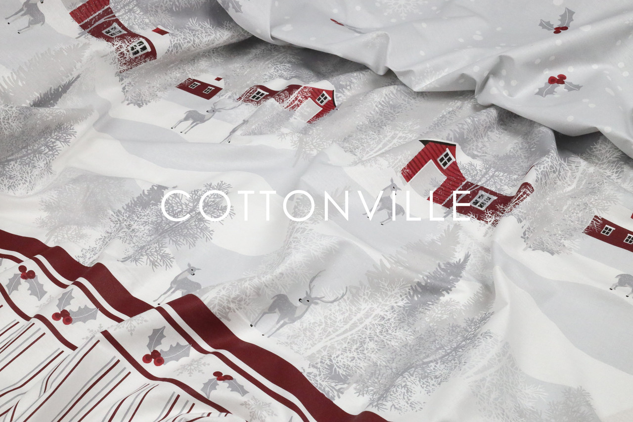 Ранфорс 240 см Різдвяні мотиви