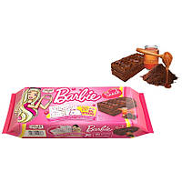 Бісквіт Барбі какао та мед + 70 наліпок для нігтів Freddi Barbie Biscuit Cake Cocoa&Honey Filling 10шт 250г