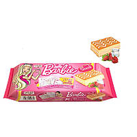 Бісквіт Барбі полуниця та йогурт + 70 наліпок для нігтів Freddi Barbie Biscuit Cake Strawberry&Yogurt Filling