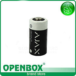 Батарейка літієва AJAX CR123A (аналог Duracell) 3V для датчиків системи Ajax
