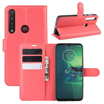 Чохол-книжка Litchie Wallet для Motorola Moto G8 Plus Red