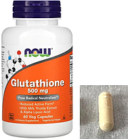 Глутатион 500 Now Foods Glutathione 500 mg 60 веган капсул Vitaminka