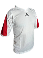 Спортивная футболка Practic Однотонная Бело - Красная - L (165-185см)