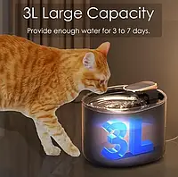 Дозатор воды для домашних животных W32 | Умный фонтанчик W32 для кошек и собак