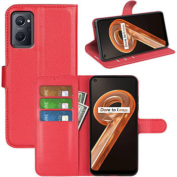 Чохол-книжка Litchie Wallet для Realme 9i Red