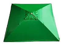 Торговый квадратный зонт с клапаном и чехлом 3х2 м Зонт от солнца и дождя Зеленый