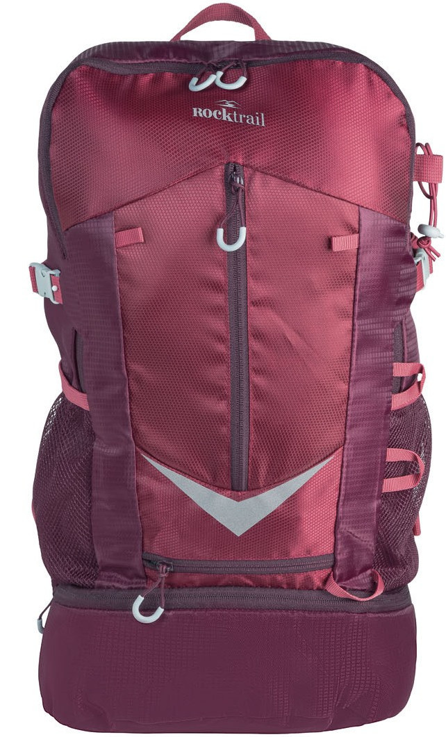 Рюкзак спортивный производный рюкзак с дождевиком 30L Rocktrail IAN389063 бордовый Shopy Рюкзак спортивний - фото 2 - id-p2029308819