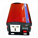 Перетворювач напруги PowerOne + 24V-220V 1000W USB/LED  ⁇  Інвертор в автомобіль, фото 5