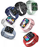 Смарт-годинник Smart Watch Series 7 Red/Blue/Green/Silver  ⁇  Розумний спортивний годинник  ⁇  Фітнес годинник, фото 4
