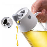 Скляний дозатор для оцту й оливкової олії, 550 мл, Пляшка для олії та оцту, фото 10