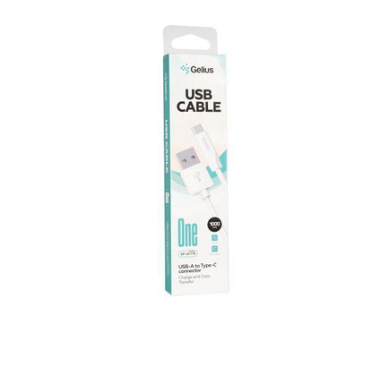 Кабель Gelius One Cable USB to Type-C GP-UC119 12W 1m White, фото 3