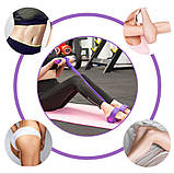 Тренажер-еспандер багатофункціональний для фітнесу "Trifle-store", Тренажер для преса, Домашній тренажер, фото 4