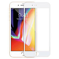 Защитное стекло для IPhone 8 Plus (полная проклейка экрана) White