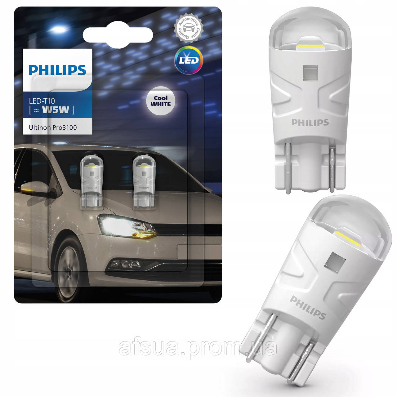 Світлодіодні лампи Philips LED W5W Ultinon Pro3100 11961 CU31B2 12V (блістер)