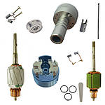 КОМПЛЕКТУЮЧІ ДЛЯ МІКРОМОТОРІВ ТА ЕЛЕКТРОДВИГУНІВ