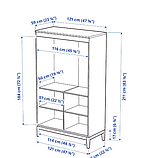 IDANÄS Шафа біла,121х211 см  604.588.35, фото 4