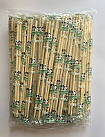 Палички бамбукові для суші круглі в індивідуальній упаковці 100шт