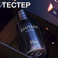 Духи Christian Dior Sauvage Мужская парфюмированная вода 100 ml Тестер (Мужские духи Кристиан Диор Саваж) AS