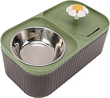 Автоматична Годівниця-Поїлка для Домашніх Тварин 2в1 LY-429, Фонтан-поїлка для Котів і Собак, фото 3