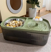 Автоматична Годівниця-Поїлка для Домашніх Тварин 2в1 LY-429, Фонтан-поїлка для Котів і Собак, фото 4