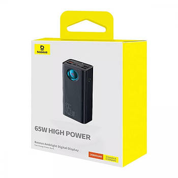 Портативна Батарея, павебанк  OS-Baseus Amblight Digital Display 26800mAh 65w