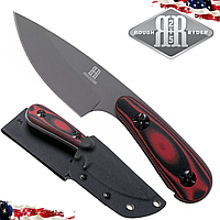 Rough Ryder Skinner Red/Black G10