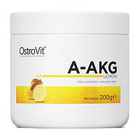 Аминокислота аргинин для спорта A-AKG (200 g, lemon), OstroVit ssmag.com.ua