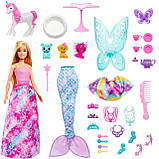 Barbie Dreamtopia Advent Calendar HGM66 Лялька Барбі Дрімтопія Адвент-календар, фото 3