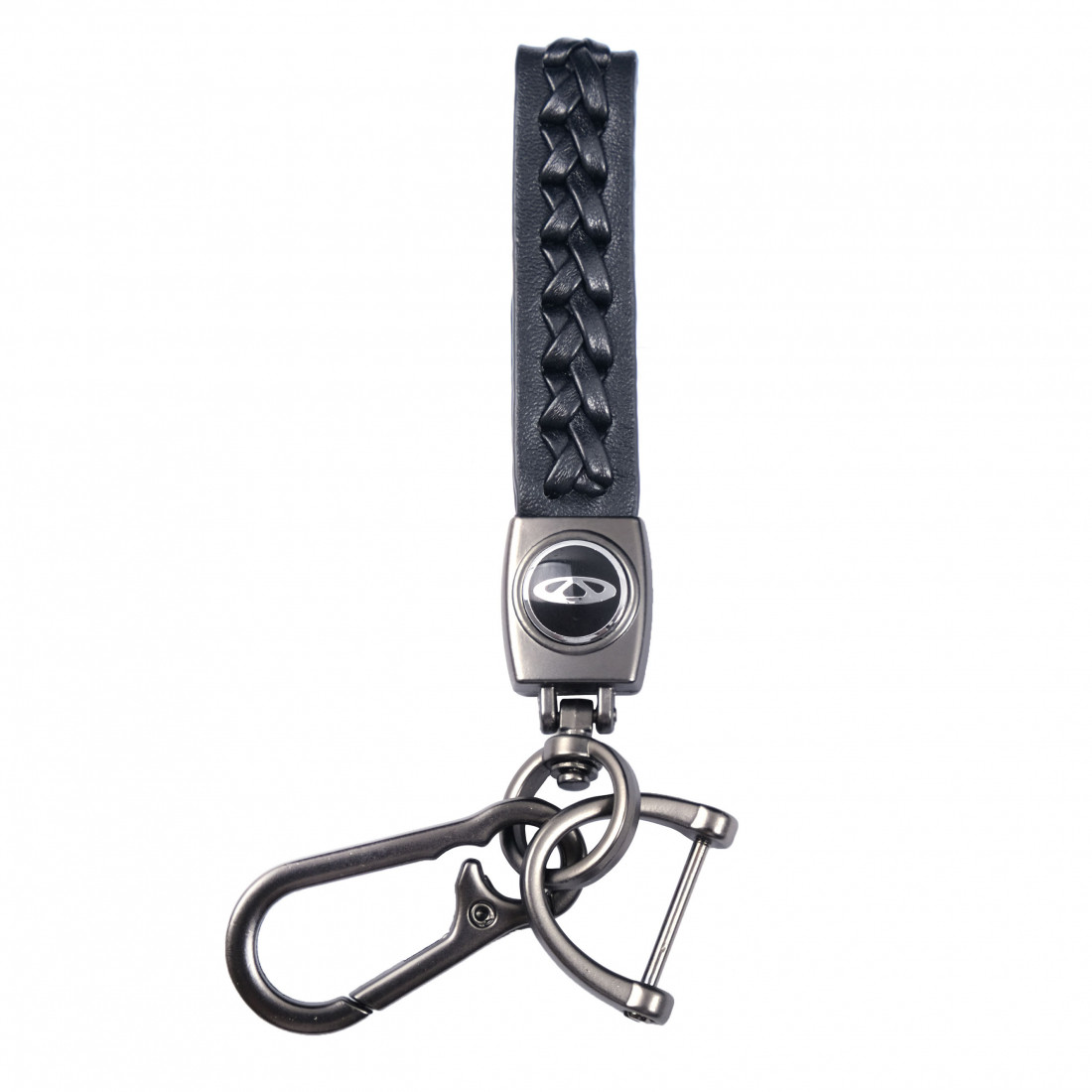 Брелок Chery на ключі чорний Carlife, фото 1