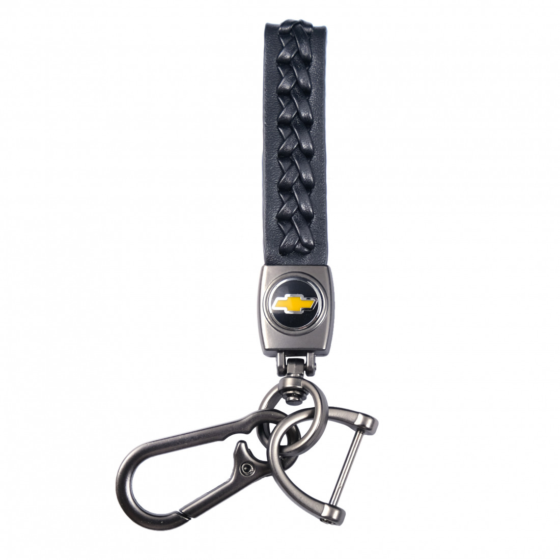 Брелок Chevrolet на ключі чорний Carlife, фото 1