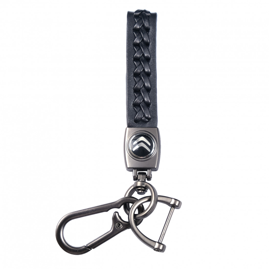 Брелок Citroen на ключі чорний Carlife, фото 1
