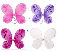 Карнавальный детский костюм K16801 (300шт) крылья бабочки 47*36см 4 цвета