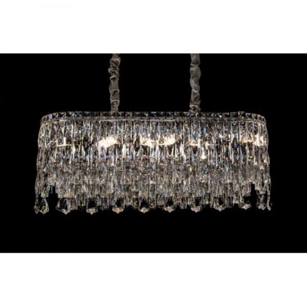 Кришталева люстра у хромі 80*30 Linisoln 7073-80*30, фото 1