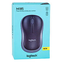Wireless Мышь беспроводная Logitech M185 Цвет Синий