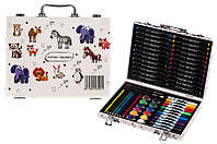Набор для рисования и творчества (58 предметов) в чемодане большой "Inspire children" р.35*25*5см