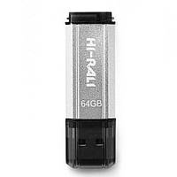 Накопитель USB Flash Drive Hi-Rali Stark 64gb Цвет Стальной