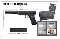 Игрушка Пистолет Q1C (48шт/2) пульки,в коробке