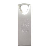 Накопитель USB Flash Drive T&G 16gb Metal 117 Цвет Стальной