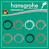 Душовий шланг 160 см бежевий hansgrohe Designflex Planet Edition Sand 28250210, фото 4