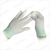 Антистатические перчатки Top PU Coated Nylon Gloves XL белые