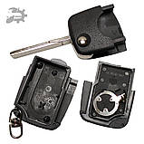 Викидний ключ корпус A3 Audi 2 кнопки CR1616 CR1620 4D0837231R AU19, фото 6