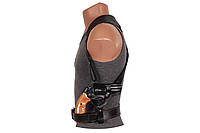 Кобура Револьвер 3 оперативная + поясная формованная (кожа, чёрная) SAG