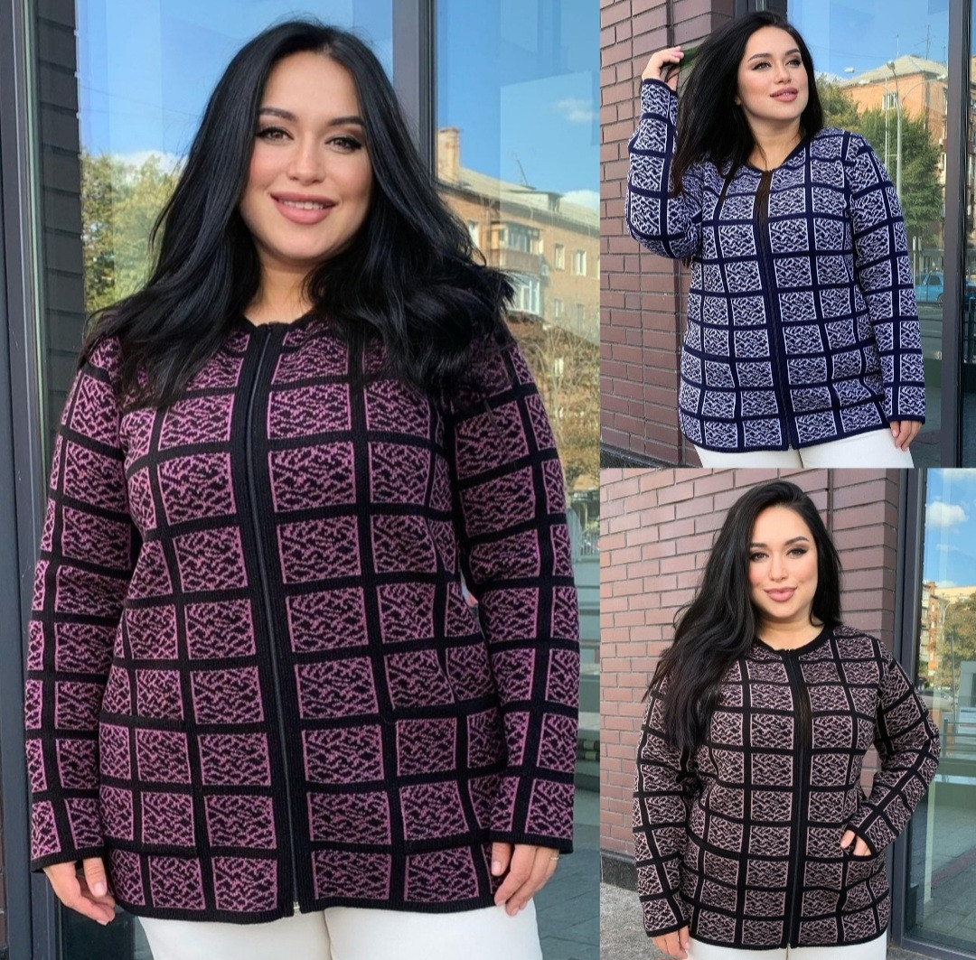 Модна в'язана кофта, фото 1