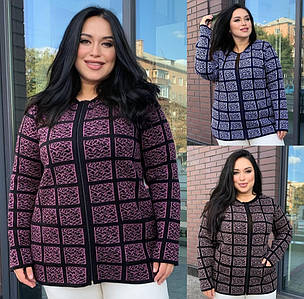 Модна в'язана кофта