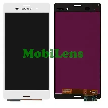 Sony D6603, D6633, D6643, D6653, D6683, Xperia Z3, Z3 Dual Дисплей +тачскрин (модуль) білий, фото 1